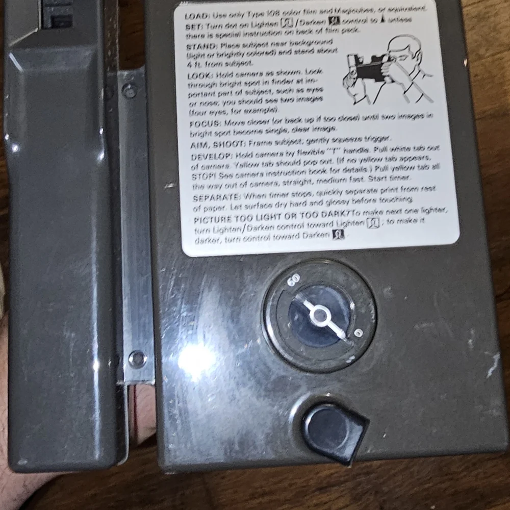 Polaroid Big Shot Camera - Silver with Black Accents